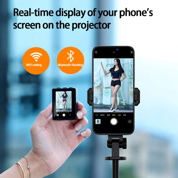 9 in 1 Selfie Stick With Mobile Phone Screen Projection - Image 5