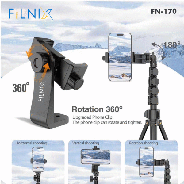 Filnix FN‑170 Multifunctional Tripod - Image 6