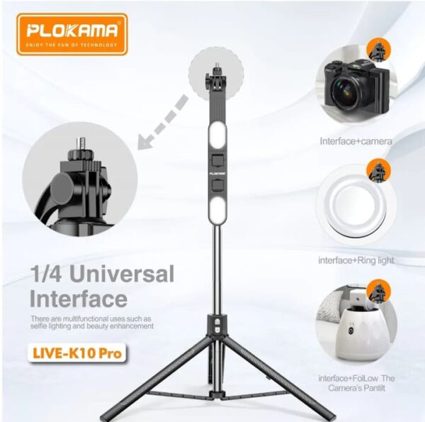 5‑in‑1 Selfie Stick + Tripod Stand with Bluetooth Remote - Image 6